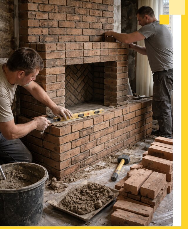 Изготовление и установка кирпичных каминов в Екатеринбурге