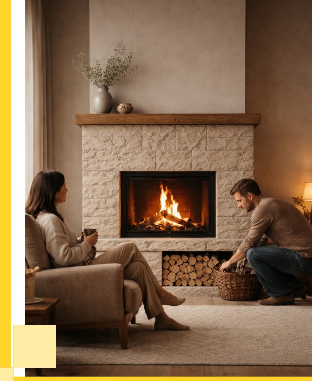 Камины для дома в Екатеринбурге под ключ от 153735 р. | ЭриданКтр