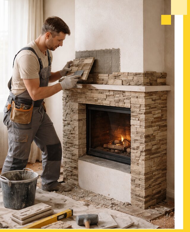 Изготовление и монтаж каминов для дома под ключ в Екатеринбурге