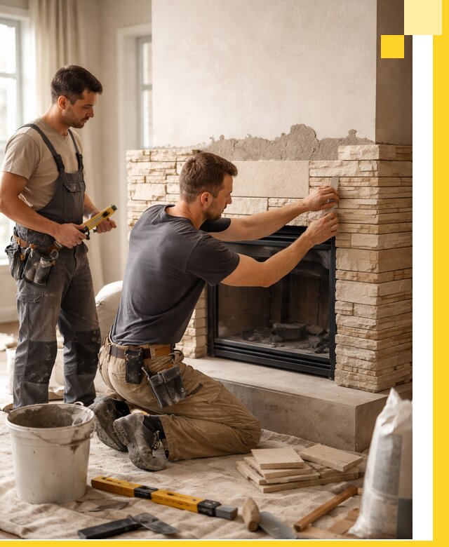 Установка и монтаж каминов для загородного дома в Екатеринбурге