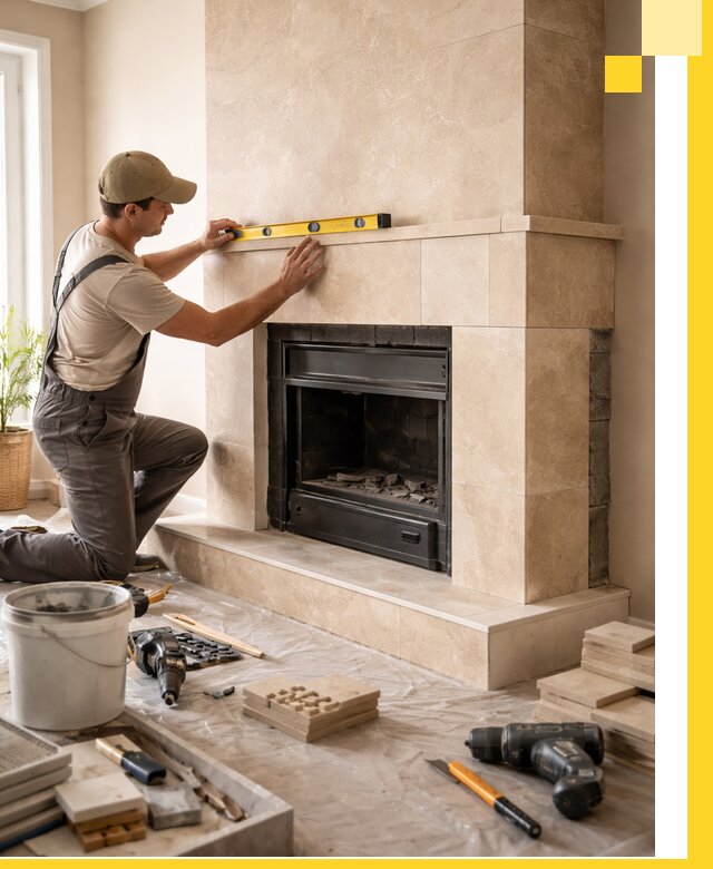 Установка и монтаж каминов в частном доме под ключ в Екатеринбурге