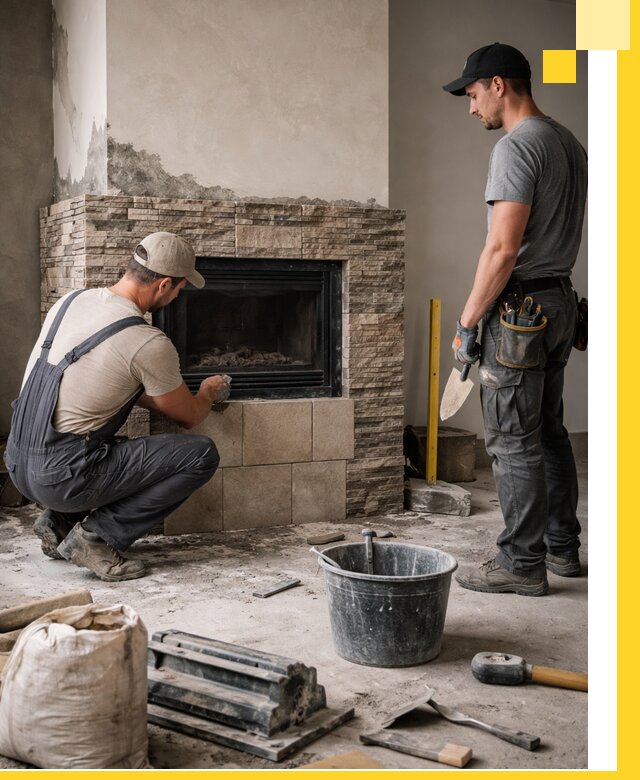 Камины под ключ в Екатеринбурге: проект, изготовление и монтаж