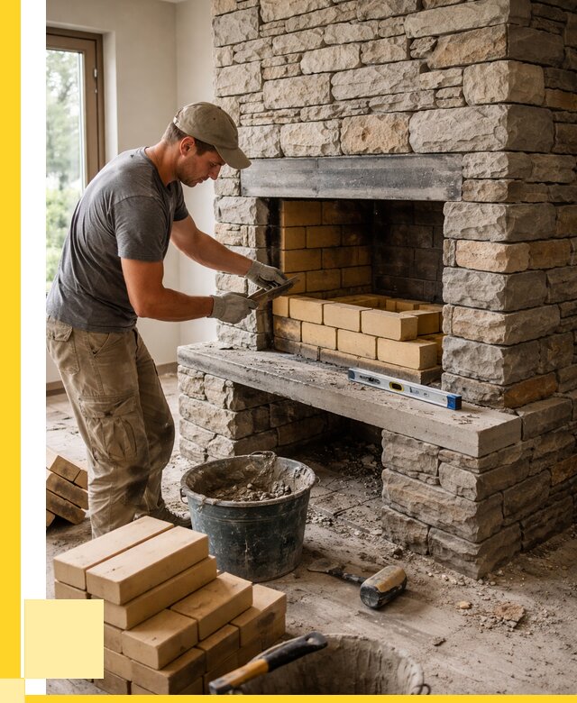 Кладка каминов и камина в Екатеринбурге от 25623 р. ЭриданКтр