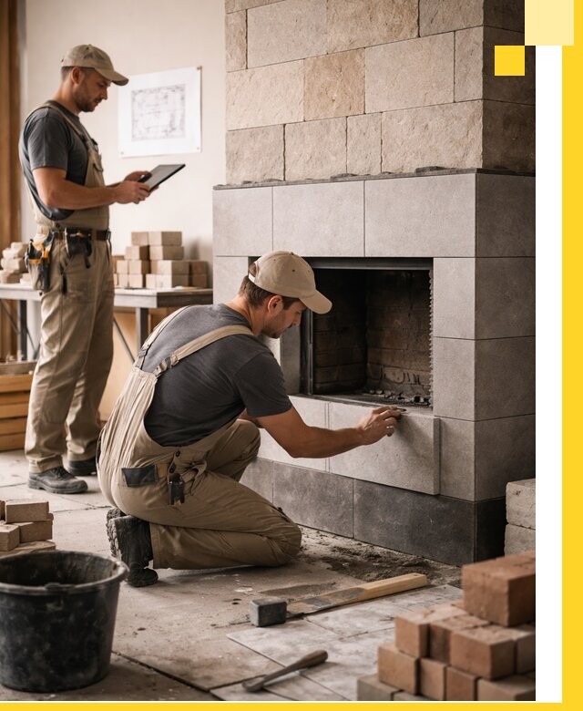 Индивидуальные проекты каминов и каминных систем в Екатеринбурге