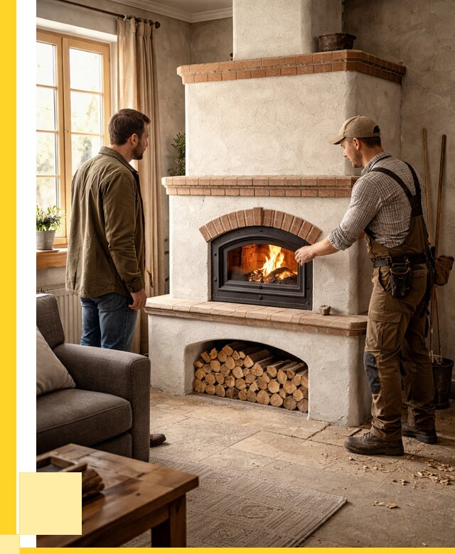 Печи камины в Екатеринбурге: кирпичные, изразцовые от 61494 р. | ЭриданКтр