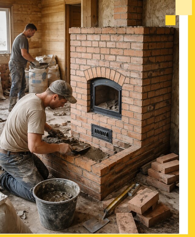 Профессиональное строительство печей в Екатеринбурге под ключ