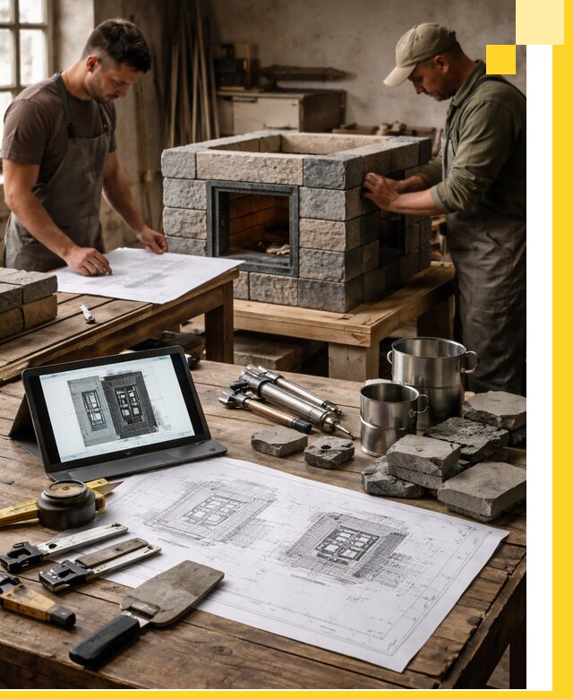 Разработка проектов печей с согласованием и монтажом в Екатеринбурге