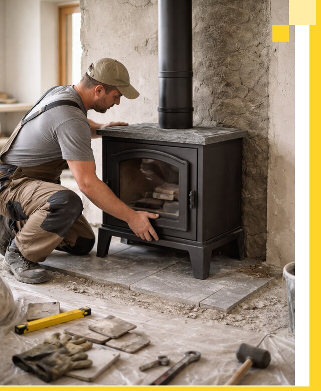 Профессиональный монтаж печей и каминов в Екатеринбурге под ключ