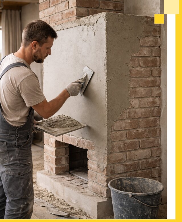 Отделка печей и облицовка каминов в Екатеринбурге под ключ