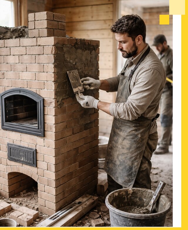 Изготовление и установка печей-шведок под ключ в Екатеринбурге