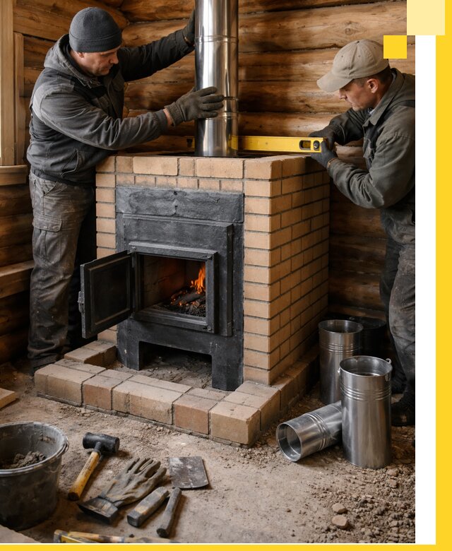 Проектирование, изготовление и установка банных печей в Екатеринбурге