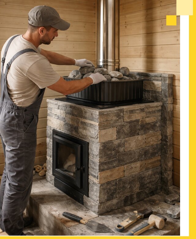 Печи для парной в Екатеринбурге, производство, монтаж и обслуживание