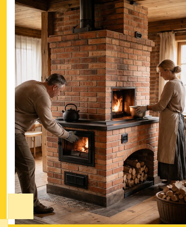 Печи для загородного дома под ключ в Екатеринбурге от 81992 р. | ЭриданКтр