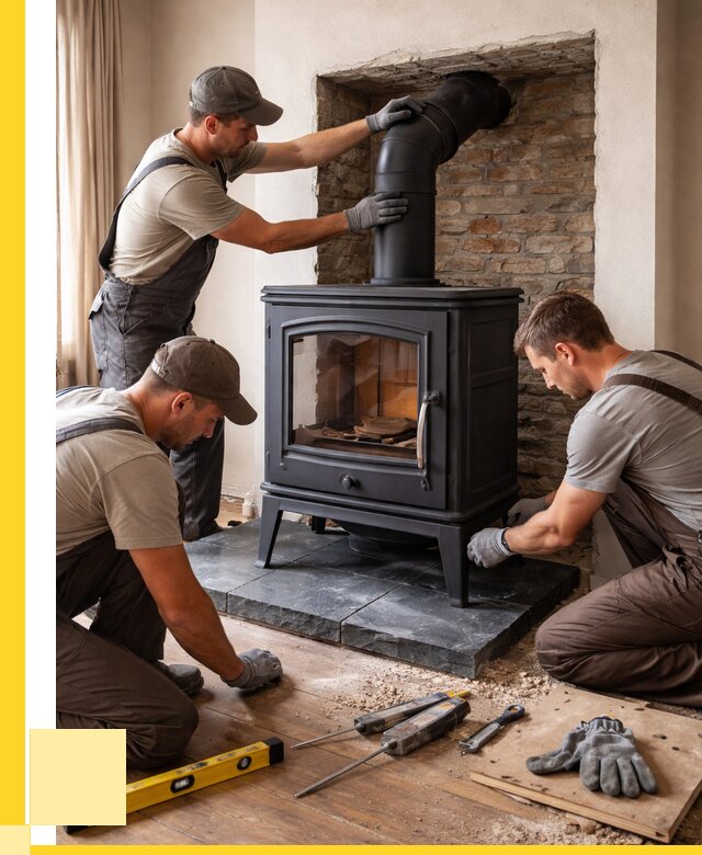 Монтаж печи камина в частном доме в Екатеринбурге от 25623 р. | ЭриданКтр
