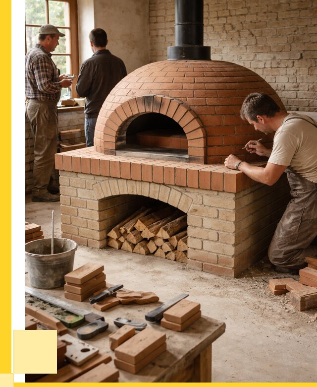 Помпейская печь дровяная для пиццы в Екатеринбурге | ЭриданКтр от 204980 р.