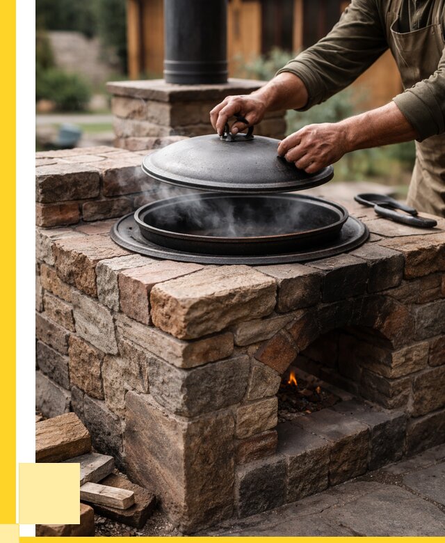 Печи для казана в Екатеринбурге по цене от 18448 р. | ЭриданКтр