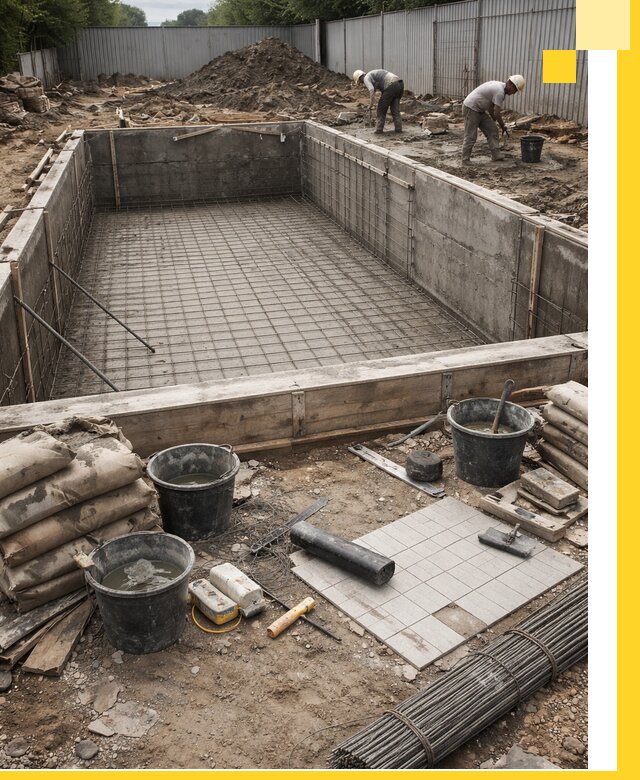 Строительство бассейнов под ключ в Екатеринбурге, дизайн и монтаж