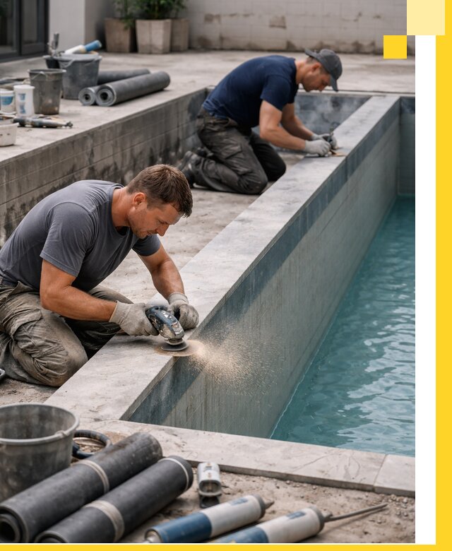 Профессиональный ремонт бассейнов под ключ в Екатеринбурге