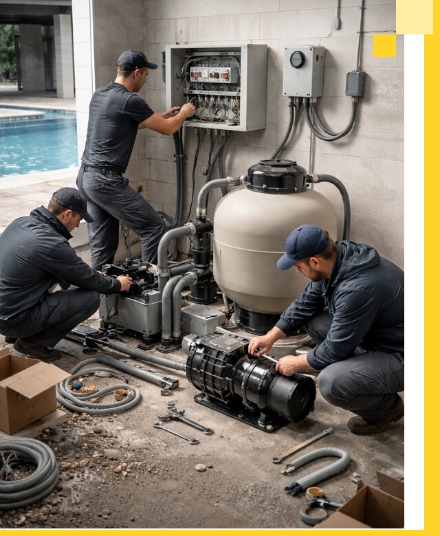 Профессиональный монтаж оборудования для бассейнов в Екатеринбурге