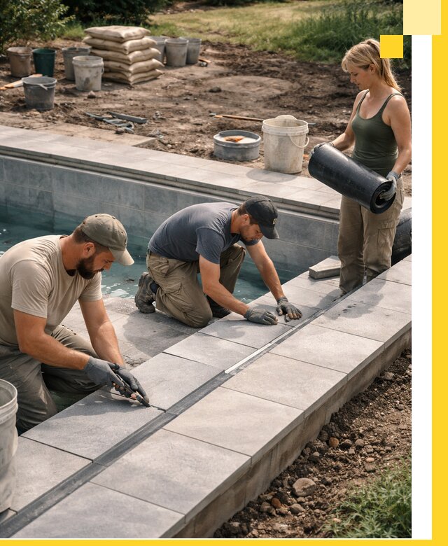 Строительство и монтаж уличных бассейнов под ключ в Екатеринбурге