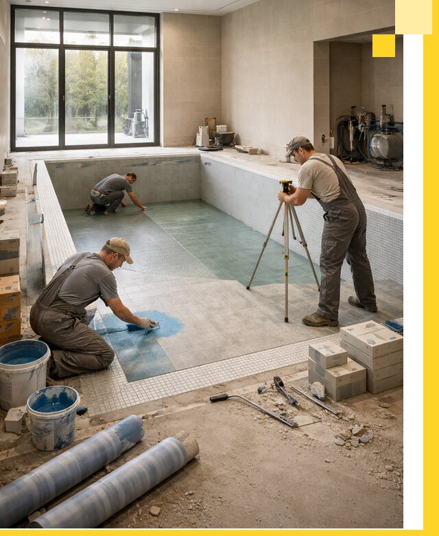 Проект и строительство закрытых бассейнов в Екатеринбурге под ключ