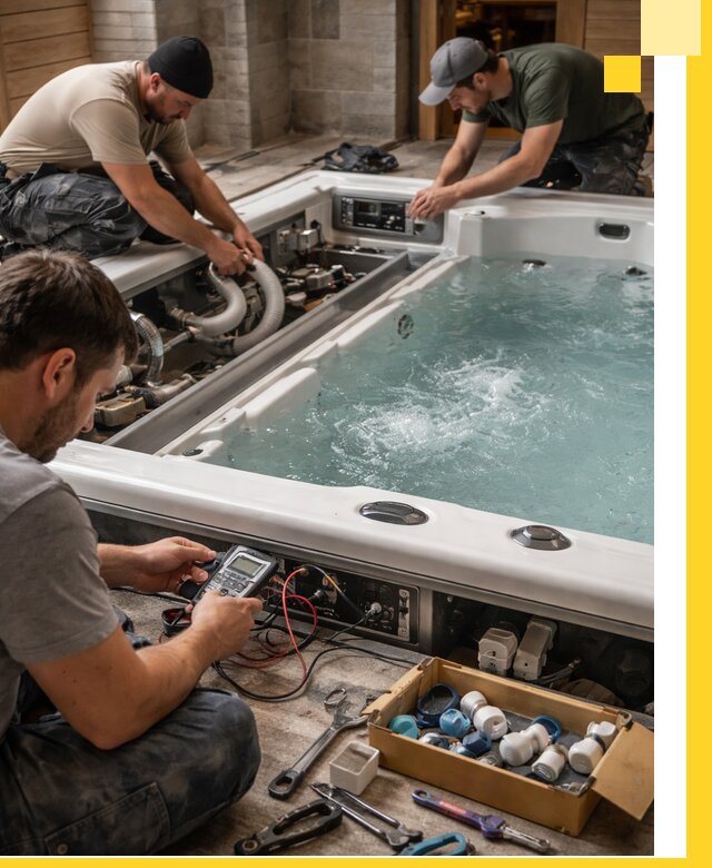 Гидромассажные бассейны под ключ в Екатеринбурге, дизайн и монтаж