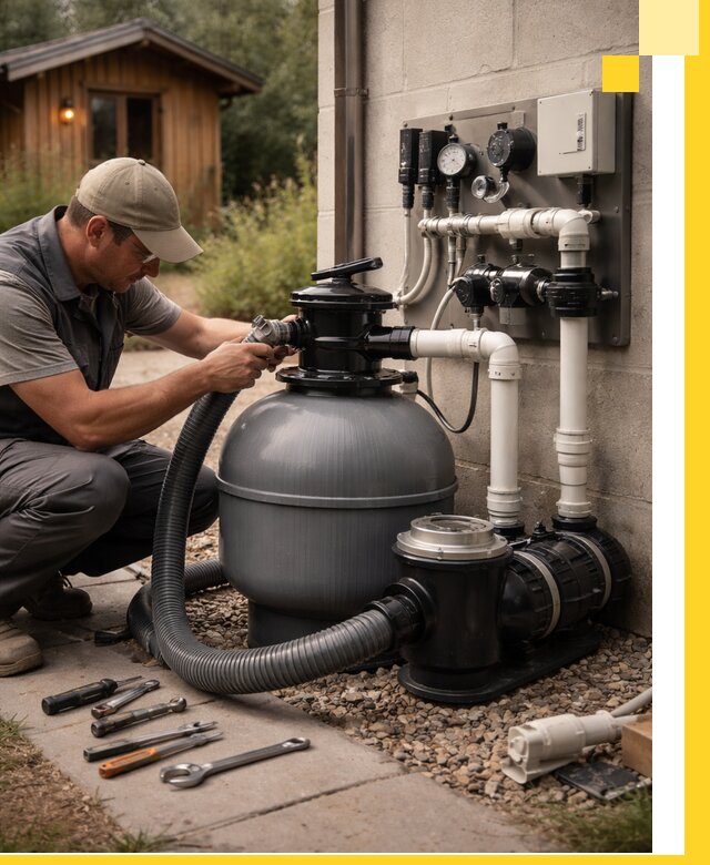 Продажа и монтаж фильтров и насосов для бассейнов в Екатеринбурге