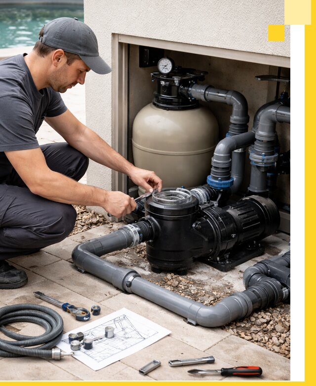 Поставка, монтаж и сервис насосов для бассейнов в Екатеринбурге