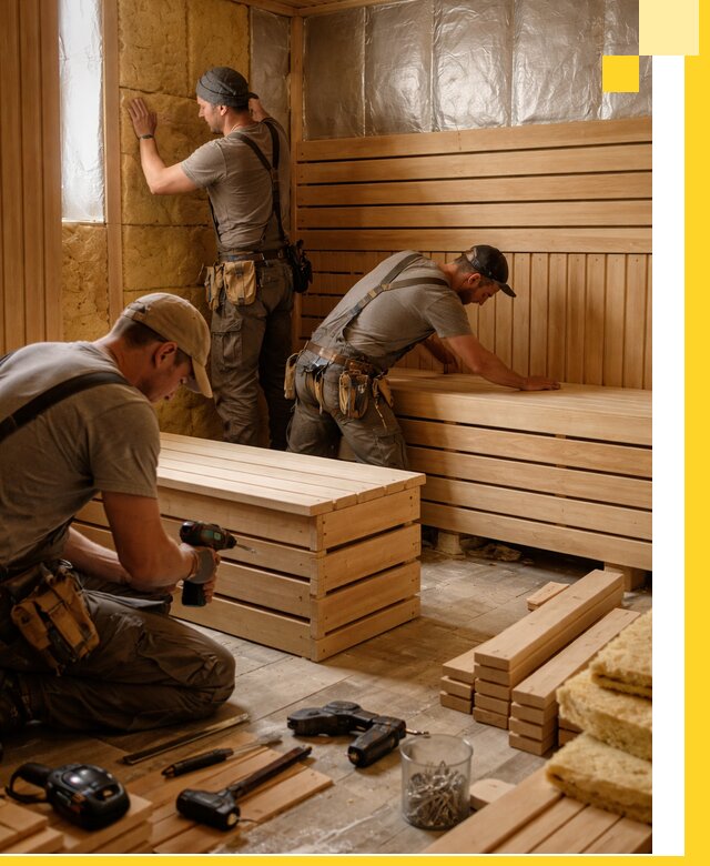 Профессиональное строительство саун под ключ в Екатеринбурге