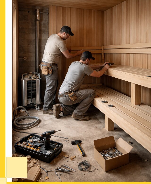 Монтаж саун под ключ в Екатеринбурге от 122988 р. | ЭриданКтр