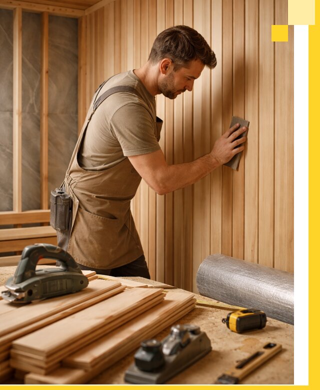 Профессиональная отделка саун и парных под ключ в Екатеринбурге