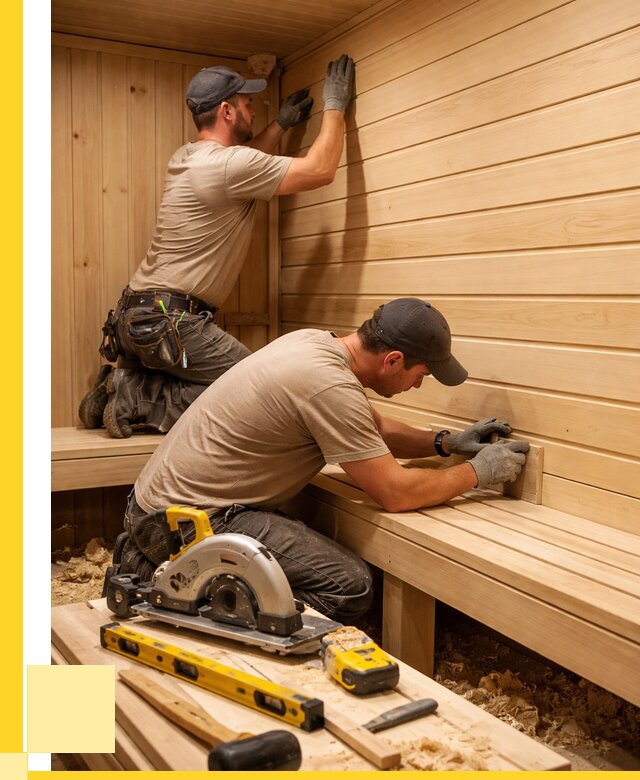 Обшивка саун вагонкой в Екатеринбурге от 2562 р. | ЭриданКтр