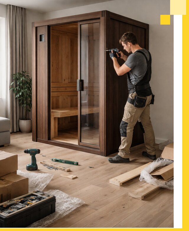 Установка и производство мини саун под ключ в Екатеринбурге