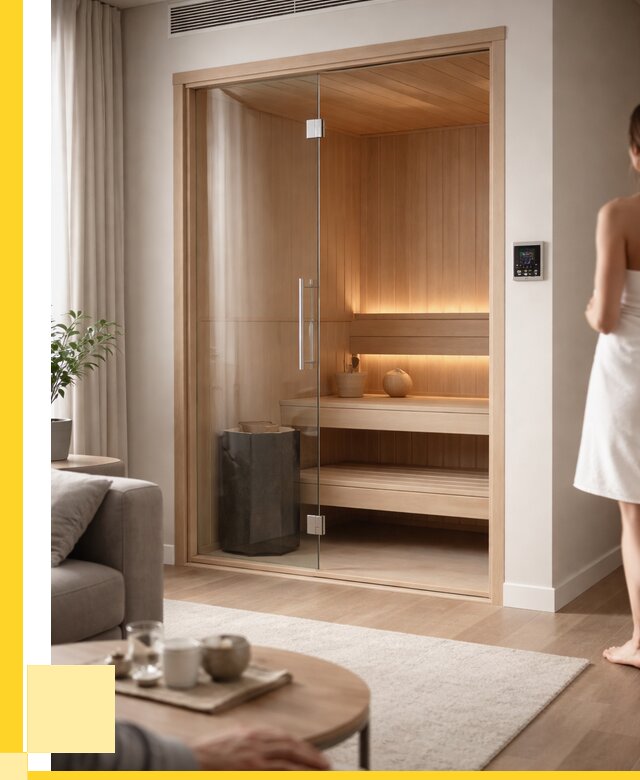 Сауна в квартире под ключ в Екатеринбурге от 122988 р. ЭриданКтр