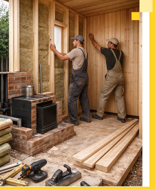 Строительство и установка дачных саун под ключ в Екатеринбурге