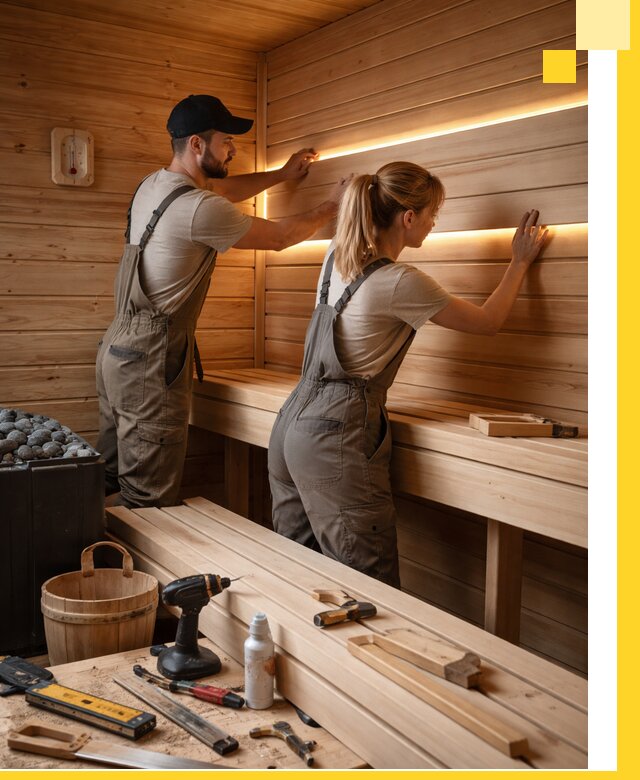 Дизайн саун и бань под ключ с индивидуальным проектом в Екатеринбурге