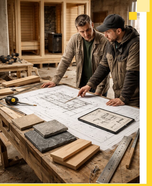 Проекты бань под ключ и планы строительства в Екатеринбурге