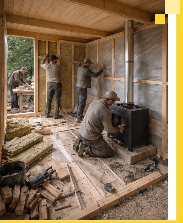 Профессиональный монтаж бань под ключ в Екатеринбурге для дома