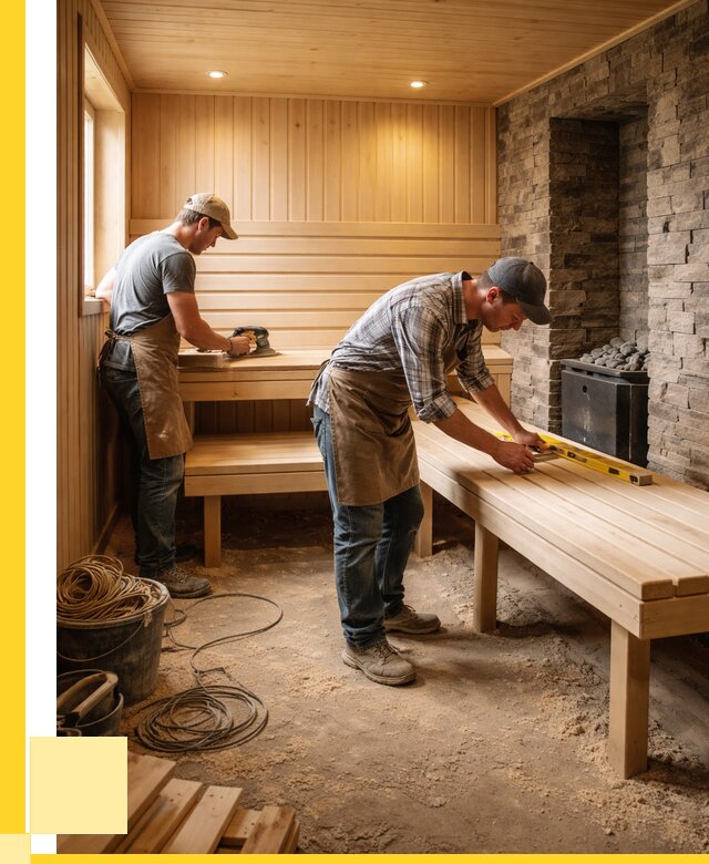 Отделка бани в Екатеринбурге: внутренняя отделка от 3075 р. | ЭриданКтр