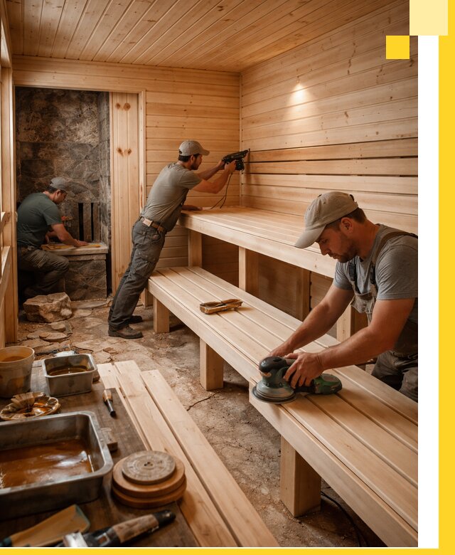 Профессиональная отделка бань в Екатеринбурге под ключ, с гарантией