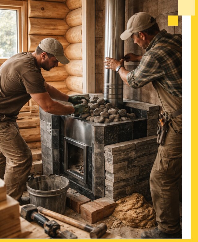 Строительство и отделка русских бань под ключ в Екатеринбурге