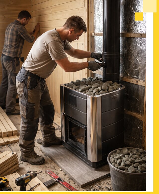 Проектирование и строительство парилок для бани в Екатеринбурге под ключ