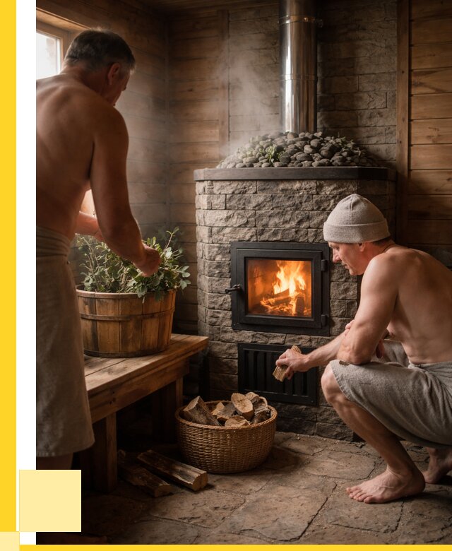 Банные печи под ключ в Екатеринбурге от 46121 р. | ЭриданКтр кирпичная