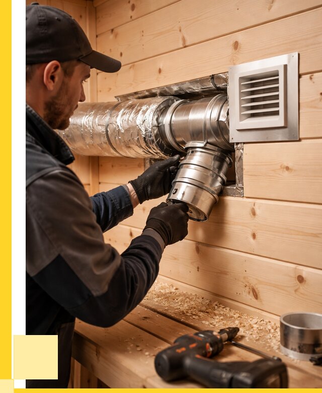 Монтаж вентиляции бани в Екатеринбурге от 12299 р. | ЭриданКтр