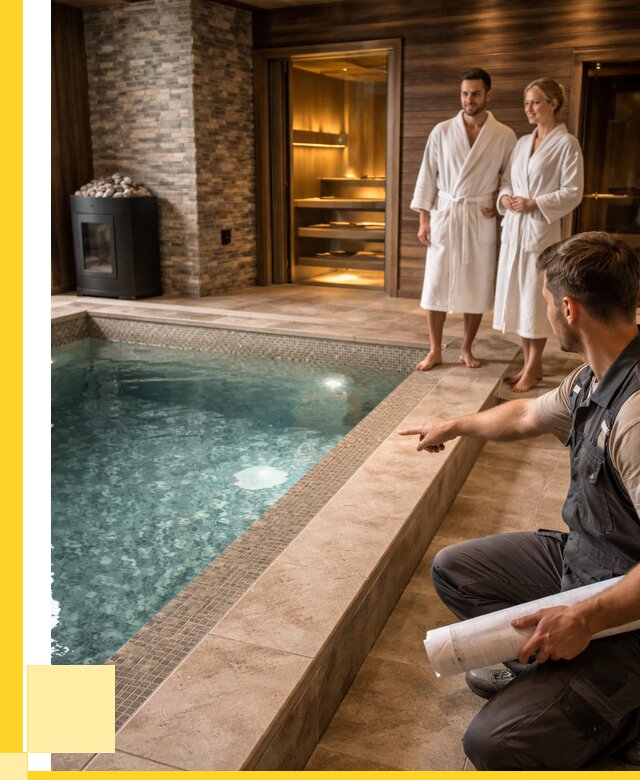 Проект бани с бассейном под ключ в Екатеринбурге от 66619 р. | ЭриданКтр