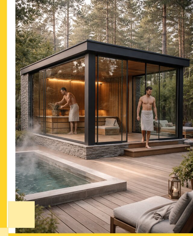 Стеклянные бани и двери в Екатеринбурге от 461205 р. | ЭриданКтр