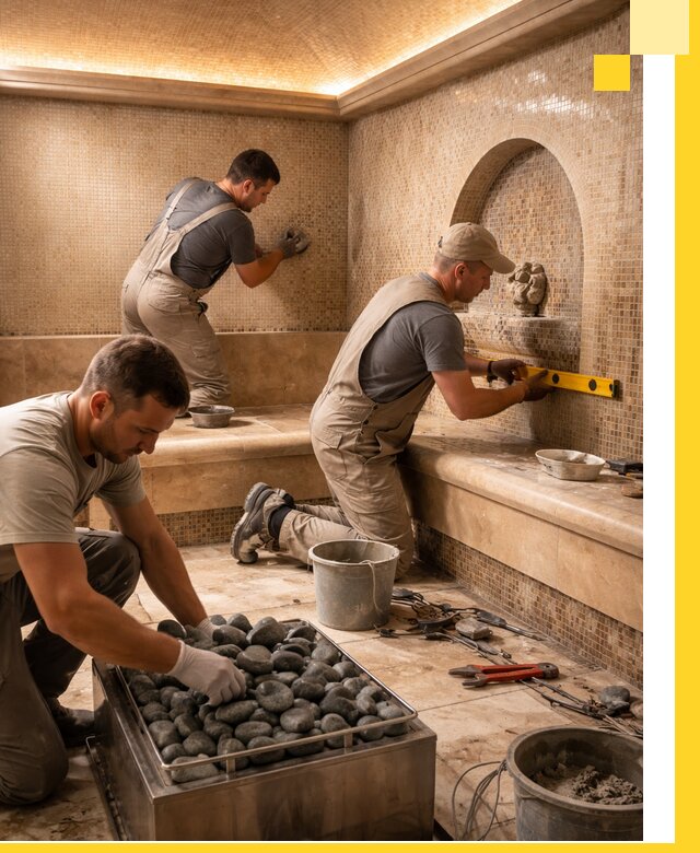 Проектирование и строительство хамама и сауны в Екатеринбурге