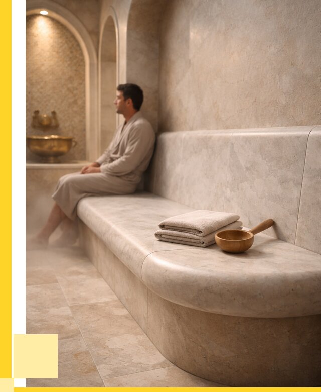 Сиденья для хамама в Екатеринбурге под ключ от 12299 р. | ЭриданКтр