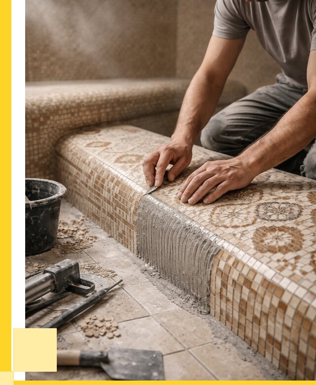 Плитка для хамама под ключ в Екатеринбурге от 3587 р. | ЭриданКтр